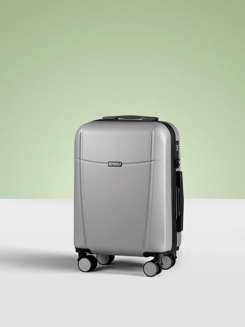 Чемодан Bonle размер S Серебристый