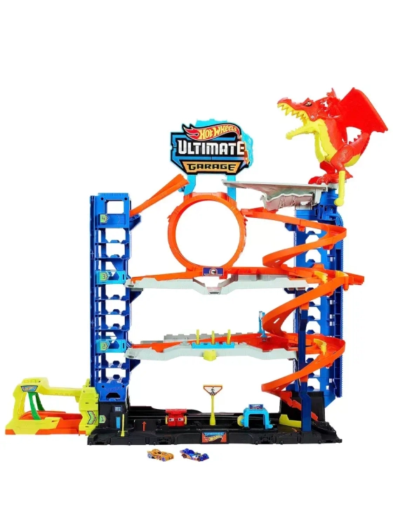 Автотрек Хот Вилс Легендарный гараж Атака дракона HKX48