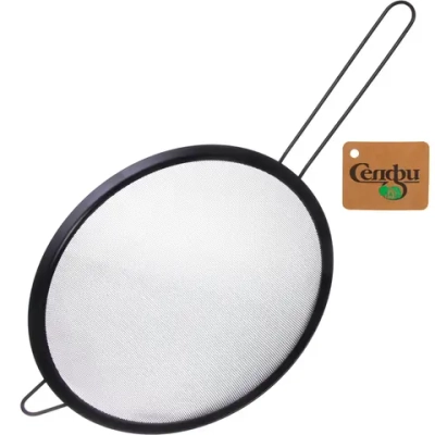 Сито металлическое «Black» 24,5см с ручкой