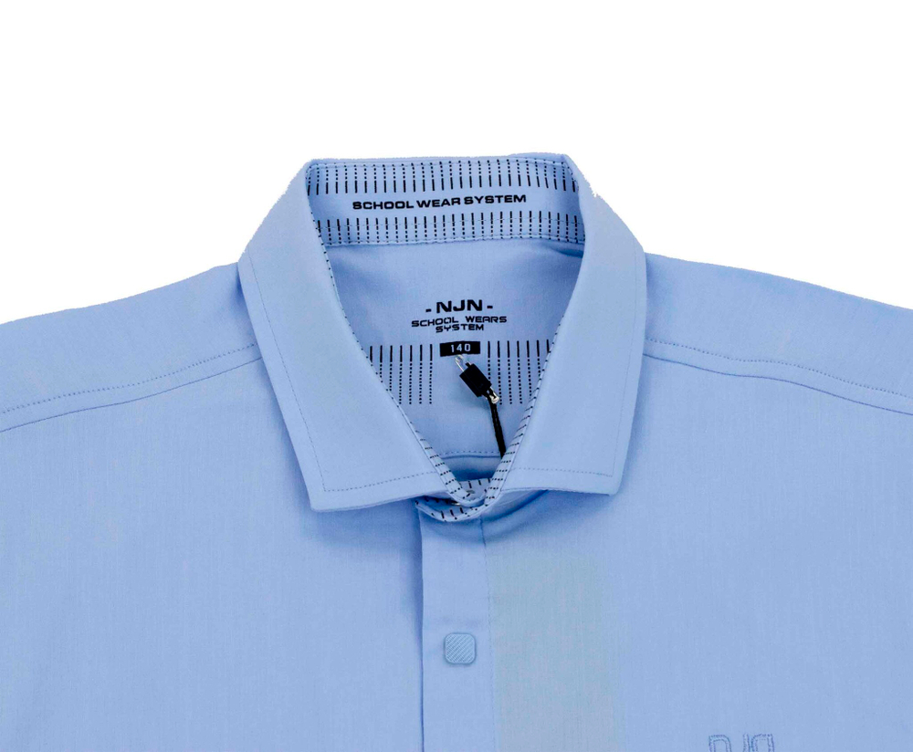 рубашка на кнопках SCHOOL NJN короткий рукав 4738