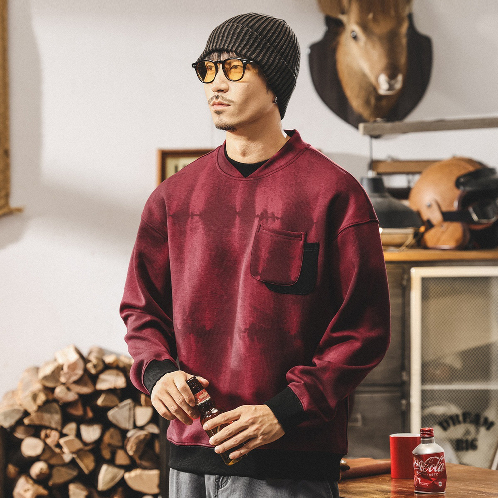 Мужской свитшот ретро-стиля