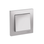 ATLASDESIGN 1-клавишный ВЫКЛЮЧАТЕЛЬ, сх.1, 10АХ, в сборе, быстрозажим. клем., АЛЮМИНИЙ