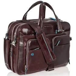 Сумка мужская Piquadro Blue Square из коричневой кожи (CA2765B2/MO) 1