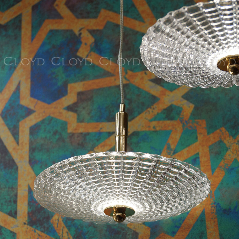 Подвесной светильник Cloyd PANORAMIC P3 / Ø25 см - золото (арт.11519)