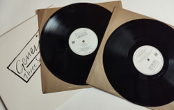 Винтажная виниловая пластинка LP Genesis Three Sides Live (USA 1982)