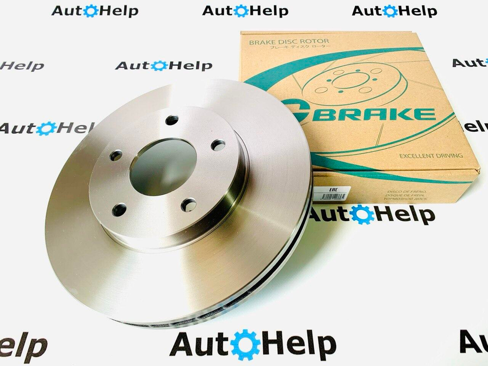 Диск тормозной G-brake GR-02865 передний