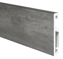 Напольный плинтус ПВХ Foresta Grace Бетон Невский FG 017 2000х70х13 мм