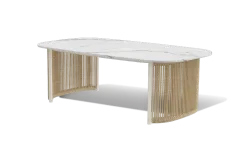 "Мальдивы" лаунж-зона из искусственного ротанга, цвет соломенный