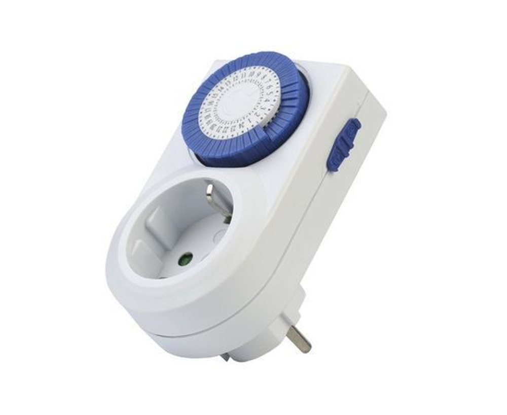 Таймер розеточный SmartBuy механич. 3600W 96 вкл./выкл. сутки, неделя, интервал 15 мин
