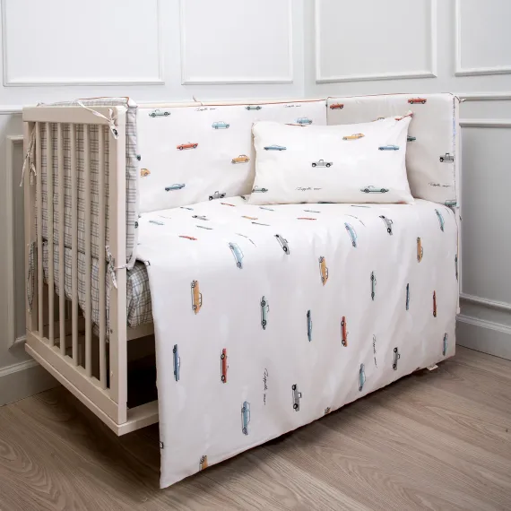 Комплект постельного белья Lollycottons Маленький гонщик 1, 6 предметов