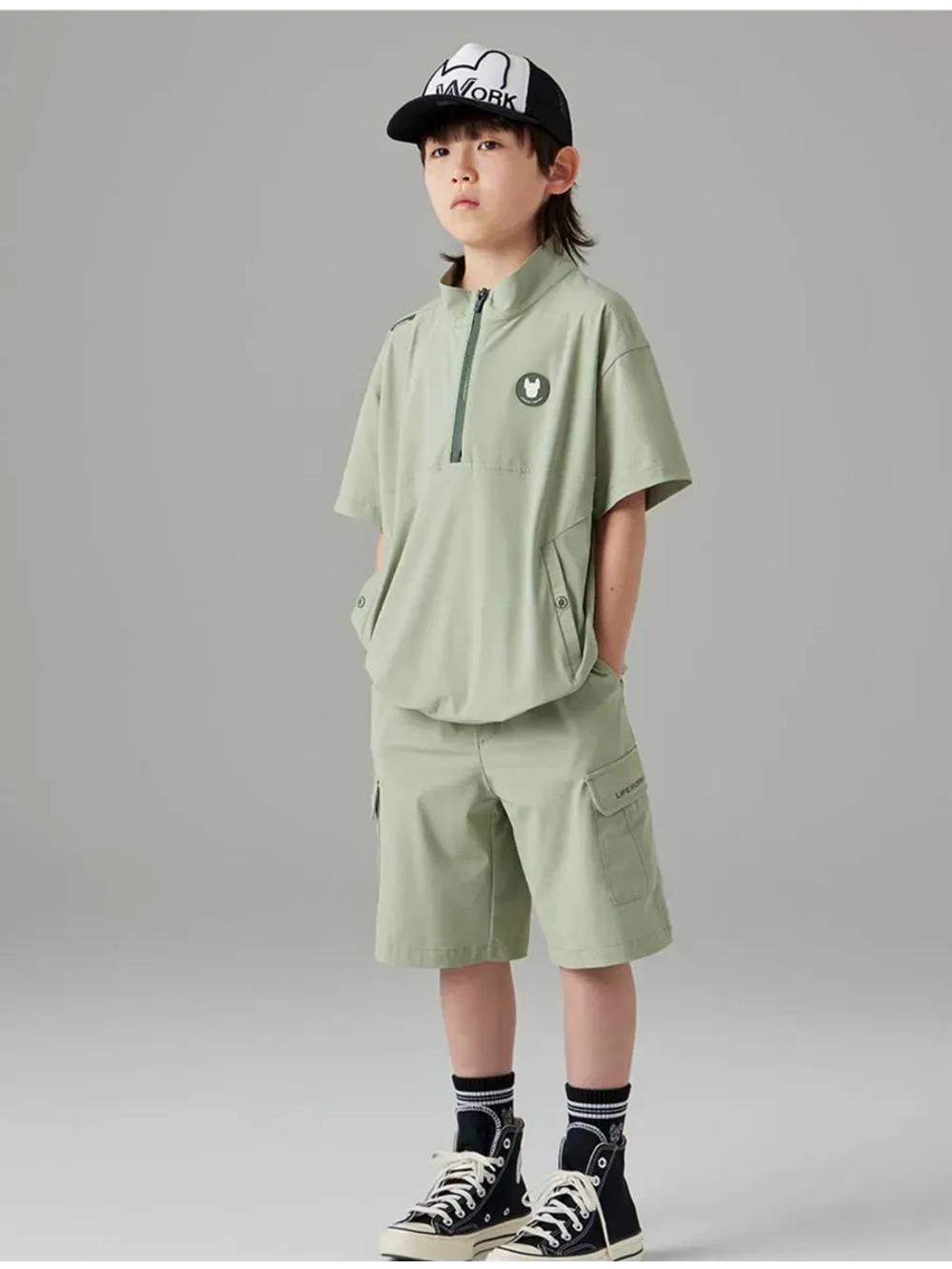 Шорты в стиле карго с карманами