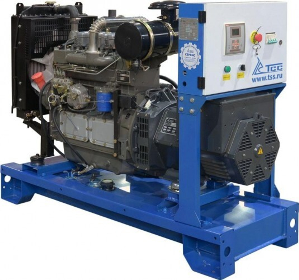 Электростанция дизельная ТСС АД- 30С-Т400-1РМ16 (TTD 42TS) открытая 035041