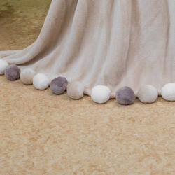 Плед 220x240 Sofi De MarkO Multi-ball бежевый