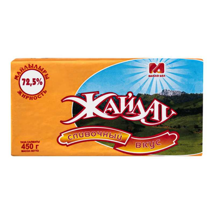 Масло сливочное Жайлау 72.5% 450 гр