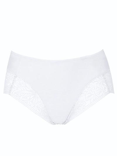 Трусы-утяжки со средней линией талии Finesse (Размер: M) (Цвет: белый)