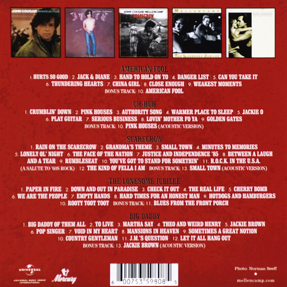John Cougar Mellencamp / John Mellencamp 1982-1989 (5CD)