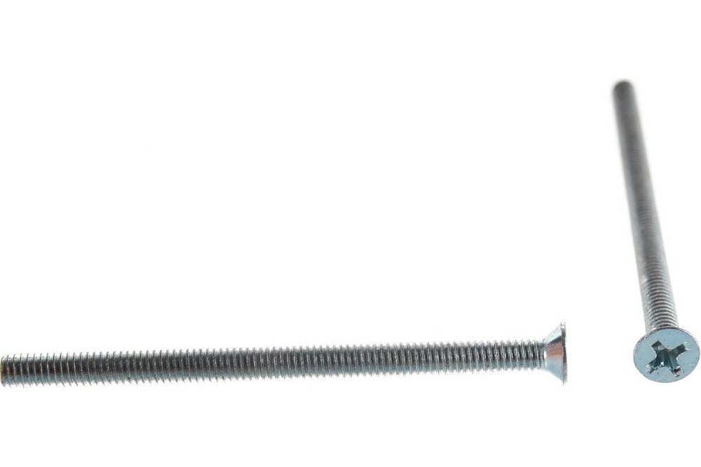 ВИНТ СТРОЙБАТ С ПОТАЙНОЙ ГОЛОВКОЙ ОЦИНК DIN 965 М 4Х60 8ШТ
