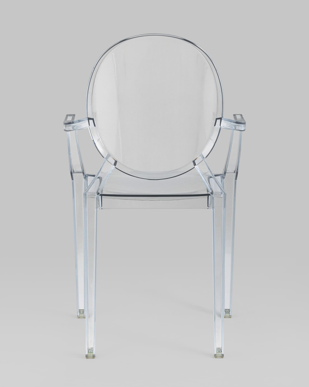 Стул Victoria Ghost с подлокотниками прозрачный