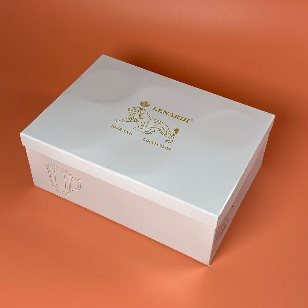 Lenardi 164-007 Набор из 6 кружек 350мл в под.уп.(х8)Фарфор