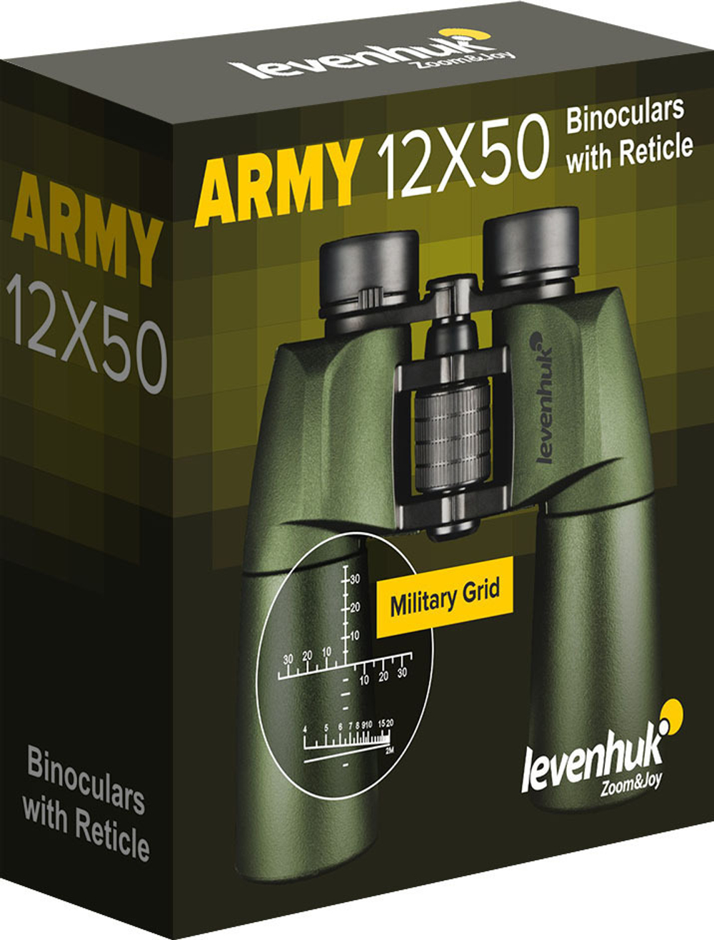 Бинокль Levenhuk Army 12x50 с сеткой