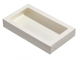 Коробка для пряников Eco tabox БЕЛАЯ 20х12х4 см