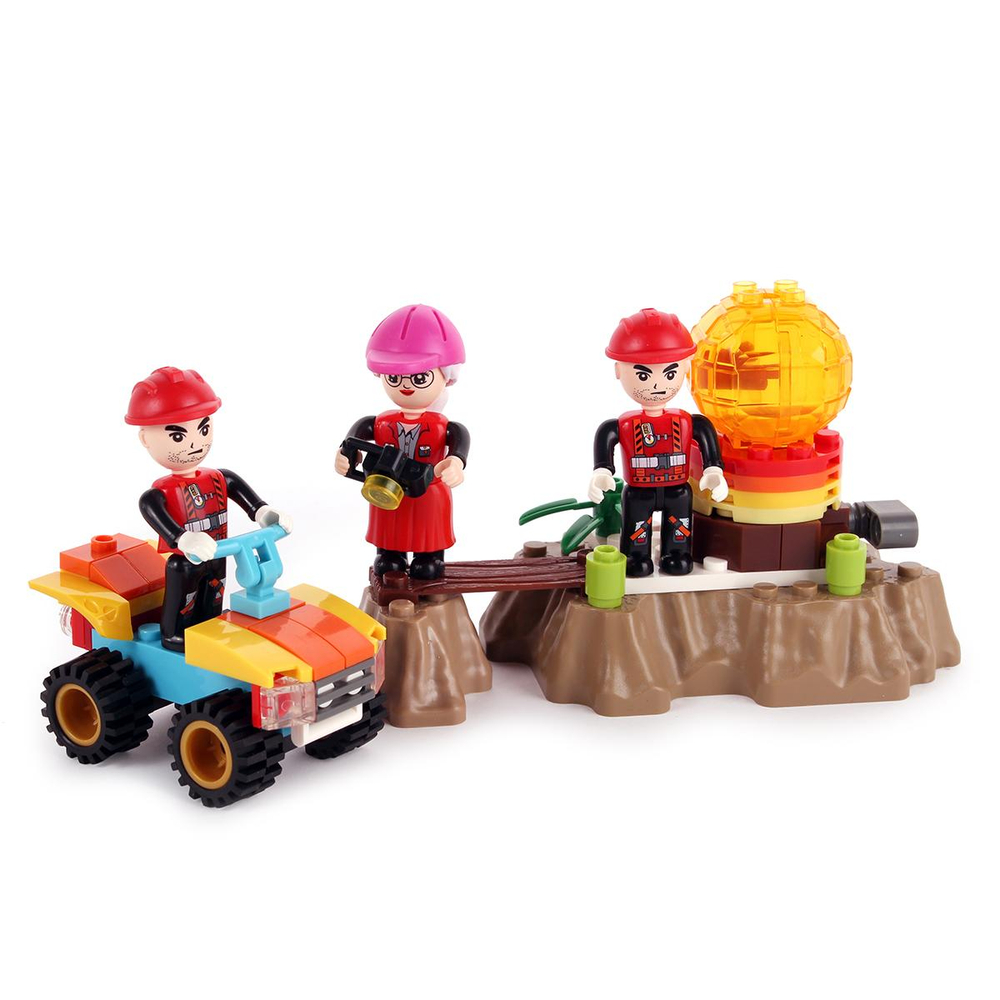 Конструктор блочный Аусини Добыча полезных ископаемых 105дет., коробка 29426