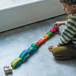 Деревянная мозаика круглая "цветок Лара", 73 детали