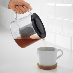 RIKLIG РИКЛИГ Чайник заварочный, стекло, 1.5 л