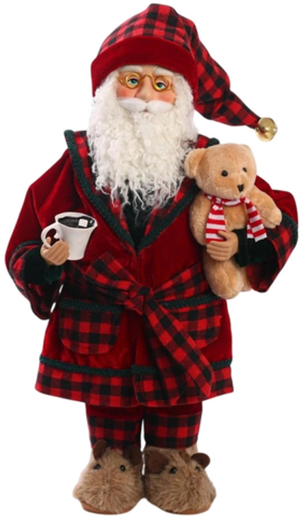 Фигура Дед Мороз в пижаме 60см, SYSDLRA-1525155
