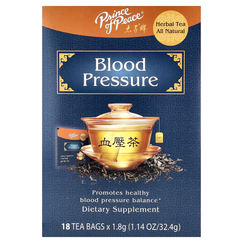Prince of Peace, Herbal Tea, кровяное давление, 18 чайных пакетиков, 32,4 г (1,14 унции)