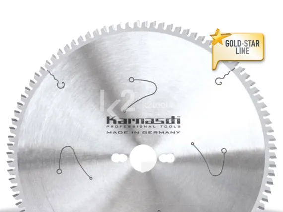Диск пильный универсальный по алюминию и пластику Karnasch 120×2,8/2,0×20 мм, Z=34 TFN, арт. 10.8000.120.010
