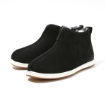 LAOMEIHUA Low top Snow Boots Men"s Black