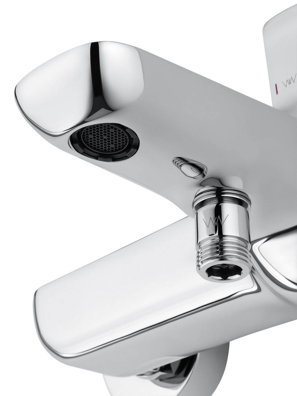 Смеситель для ванны WONZON & WOGHAND SHARK, Хром (WW-48B3101-CR)