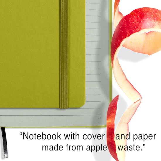 cover and inside of notebook_green_apple
