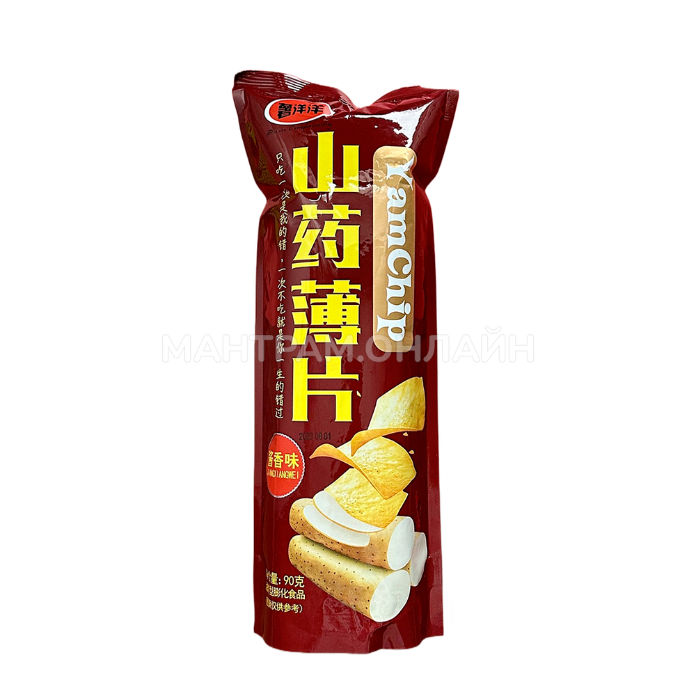 Чипсы YamChip XIANGCONGWEI вкус соевого соуса (коричневые) 90 г