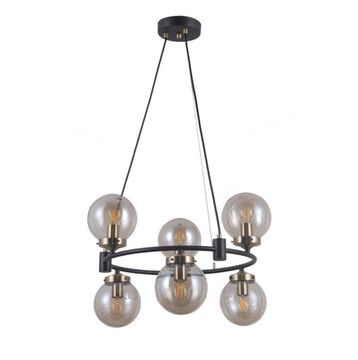 Люстра подвесная OML-94003-06 черный Sorrento Omnilux