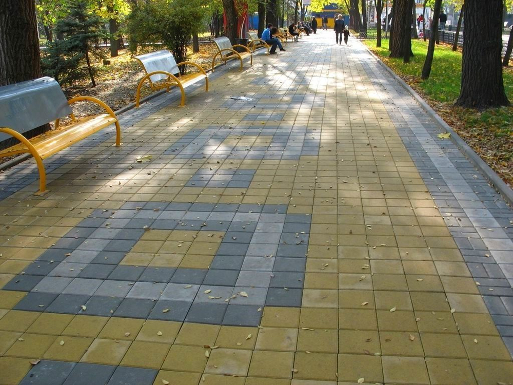 Тротуарная плитка «Квадрат гладкий» 300х300х50