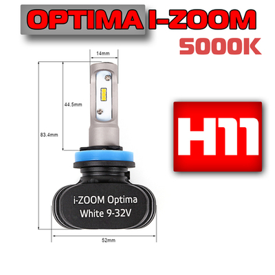 Светодиодная лампа Optima LED i-ZOOM H11 (2шт)