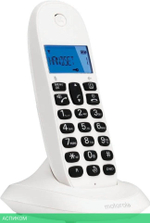 Радиотелефон DECT Motorola C1001СB+ белый (107C1001BLANCO)