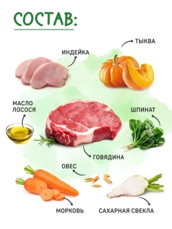 Fun корм для щенков всех пород, говядина 12 кг