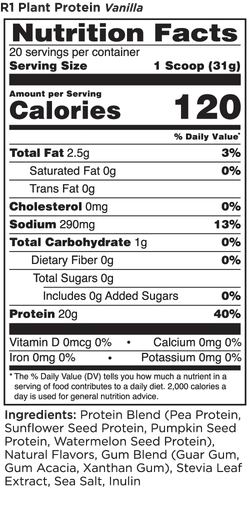 RULE ONE Plant Protein 670g , Растительный протеин