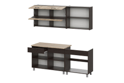 Кухонный гарнитур Босфор (Дуб Венге/Дуб Сонома) 2000