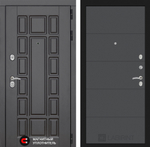 Дверь входная Лабиринт Нью-Йорк 13 Графит софт металлическая