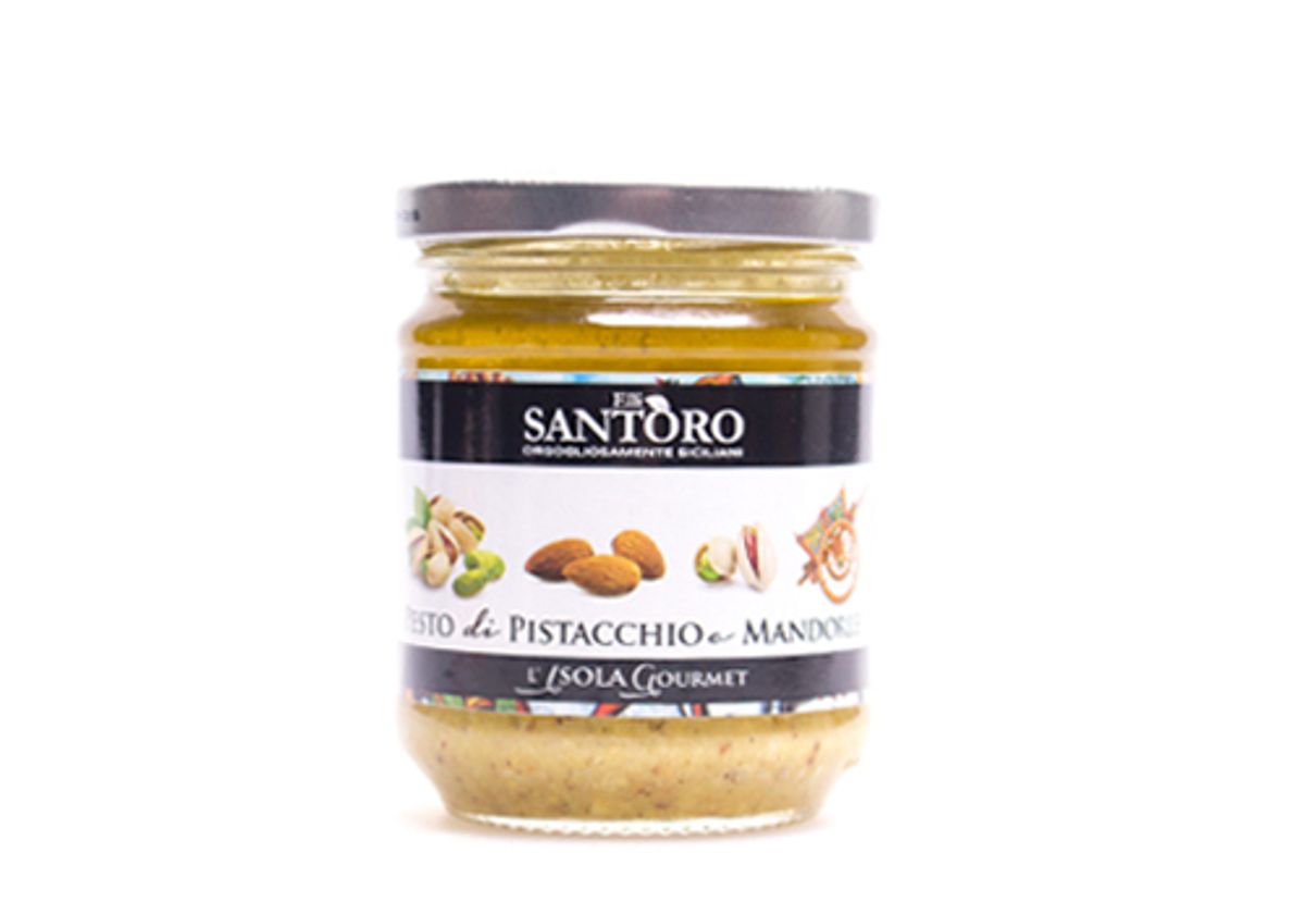 Песто из фисташек и миндаля Santoro, 180г