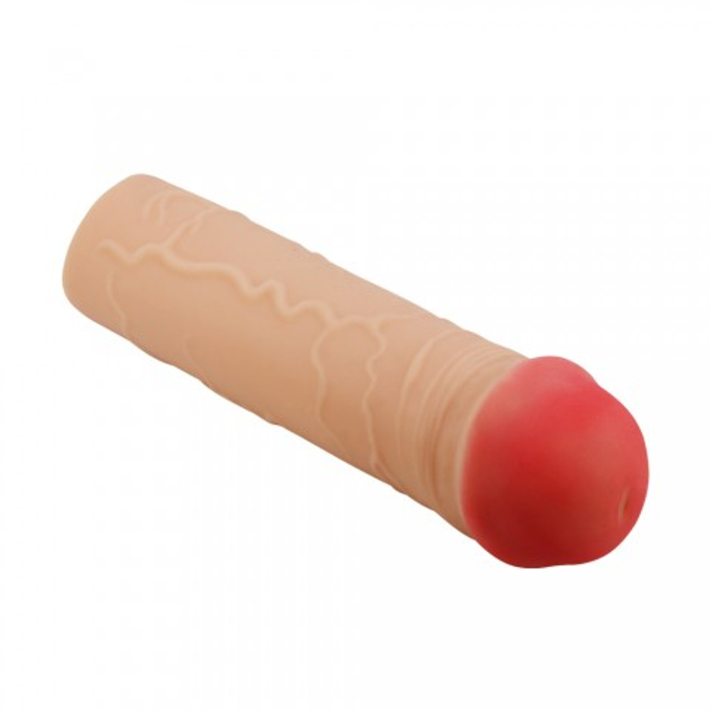 Реалистичная насадка на пенис Nile (16,5 см) телесная