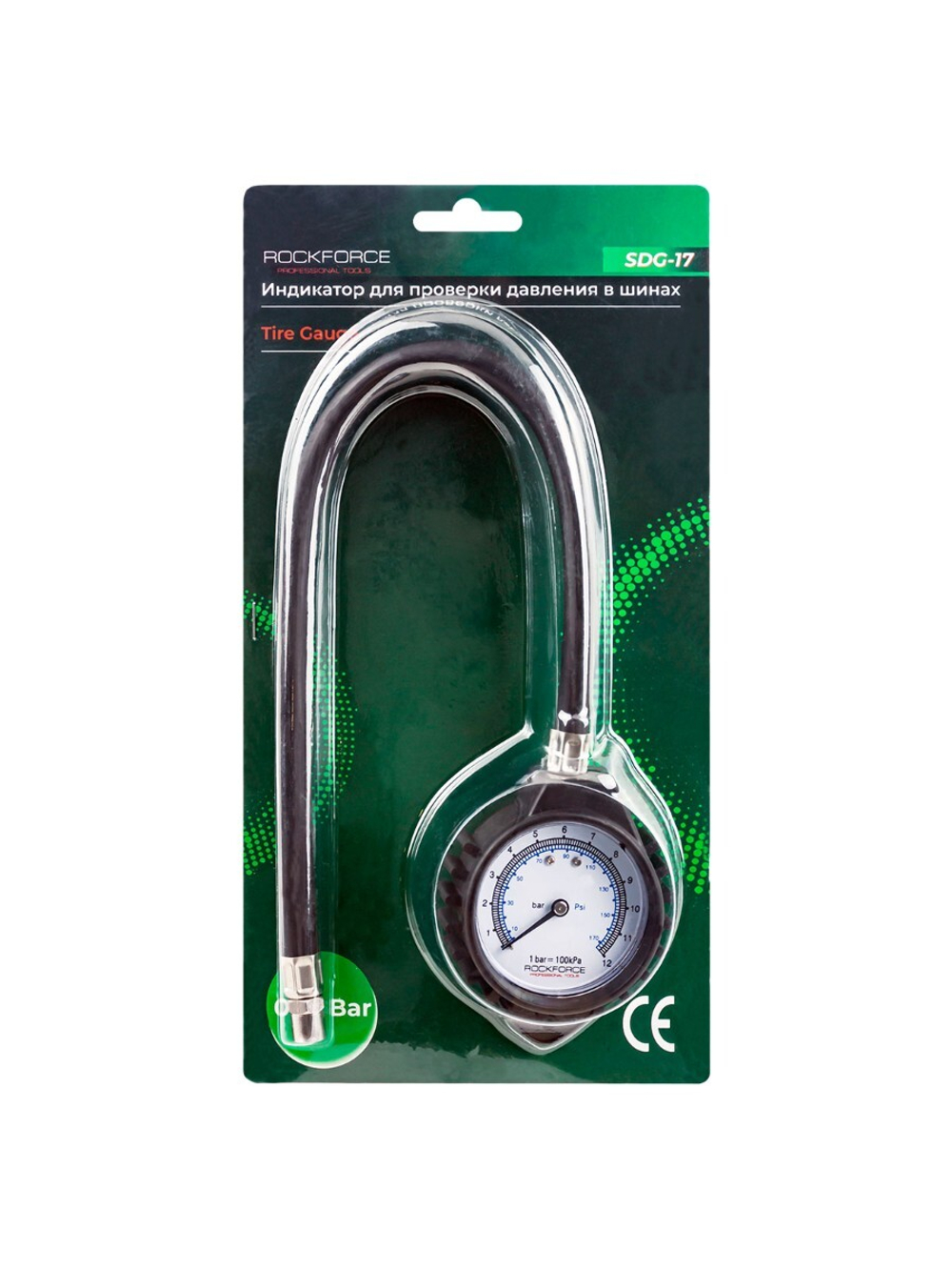 Индикатор для проверки давления в шинах (0-12 Bar) RockForce RF-SDG-17