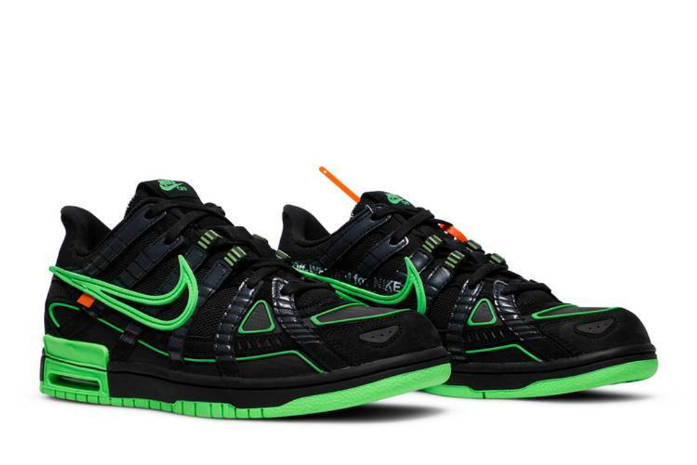 Кроссовки Off-White X Nike Rubber Dunk "Green Strike"