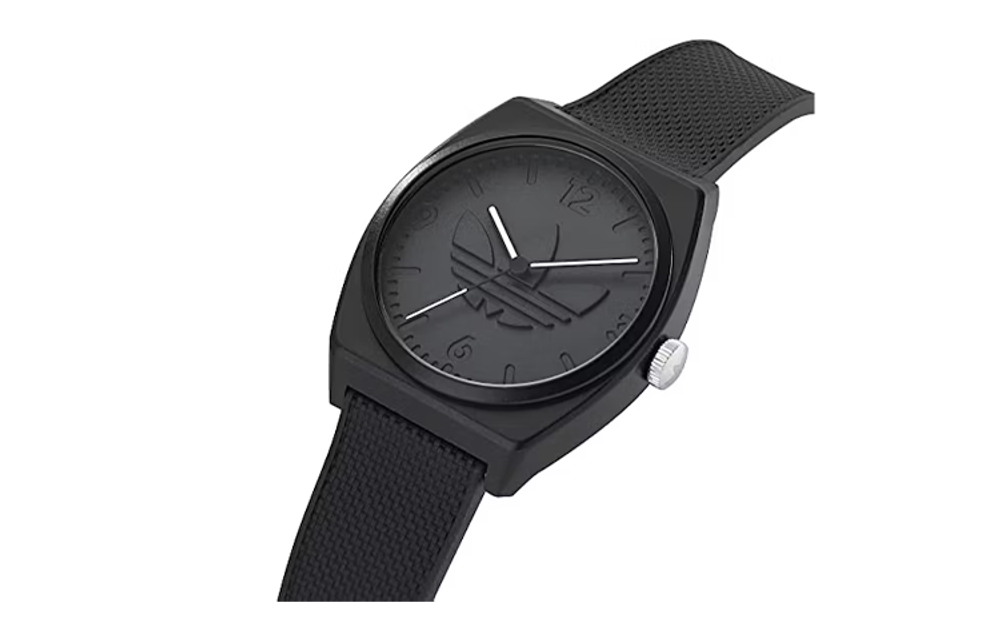 Adidas Originals Wrist Watch Quartz Movement Resin Strap 38mm Black Dial Unisex 50m Water Resistant