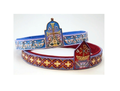 Венцы венчальные "Византия-2", медь олово роспись