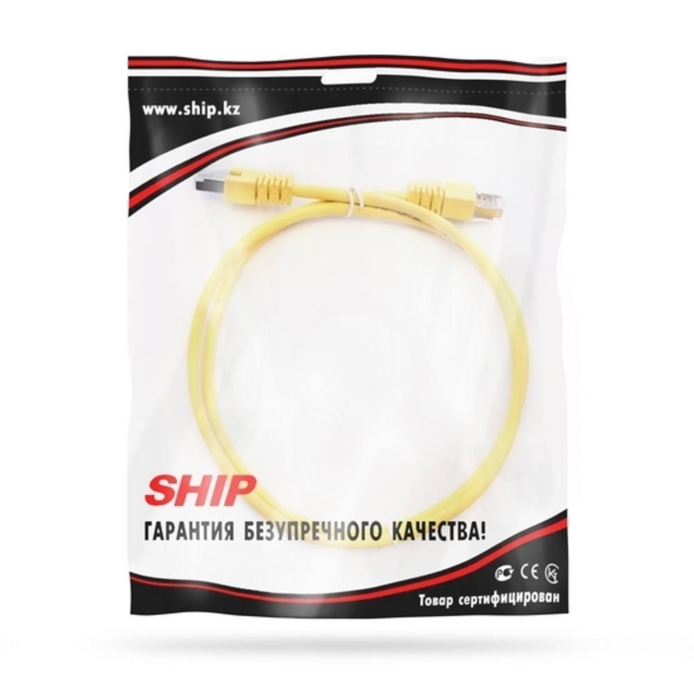 Патч Корд SHIP Cat.5e FTP LSZH RJ-45 1.5 м S4025YL0150-P